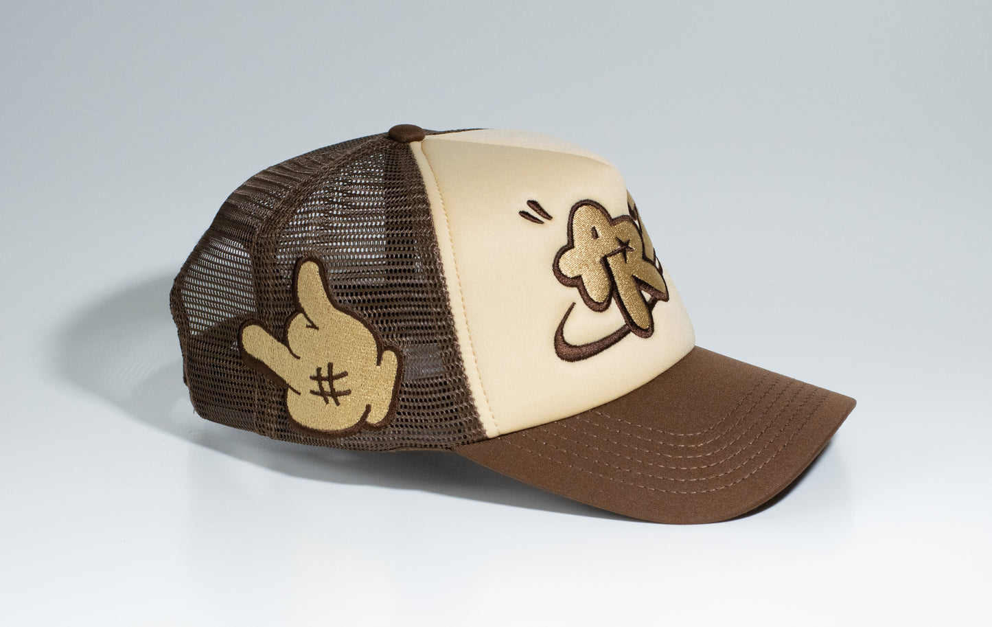 Cactus Brown Trucker Cap