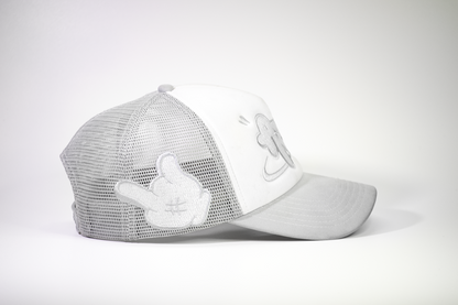 Frosted Grey Trucker Cap
